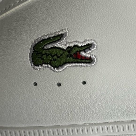 NWOT Lacoste Classic White Tennis Shoes - Picture 4 of 7